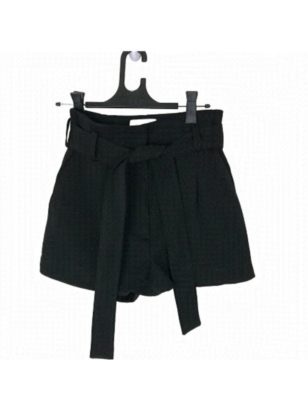 3.1 Phillip Lim Black High Waisted With Ties Belt Size 0